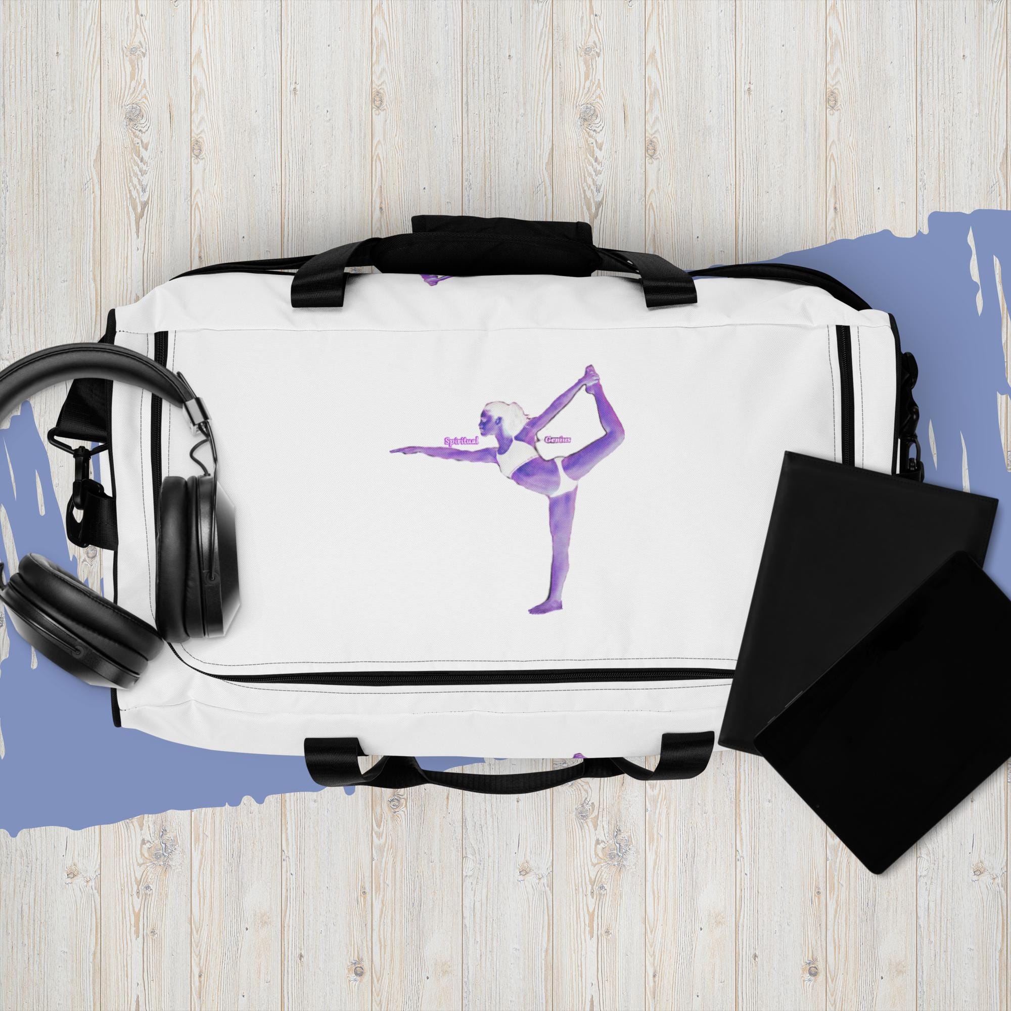 Water-Resistant Yoga Pilates Bag: Gym Overnight Tote - Large