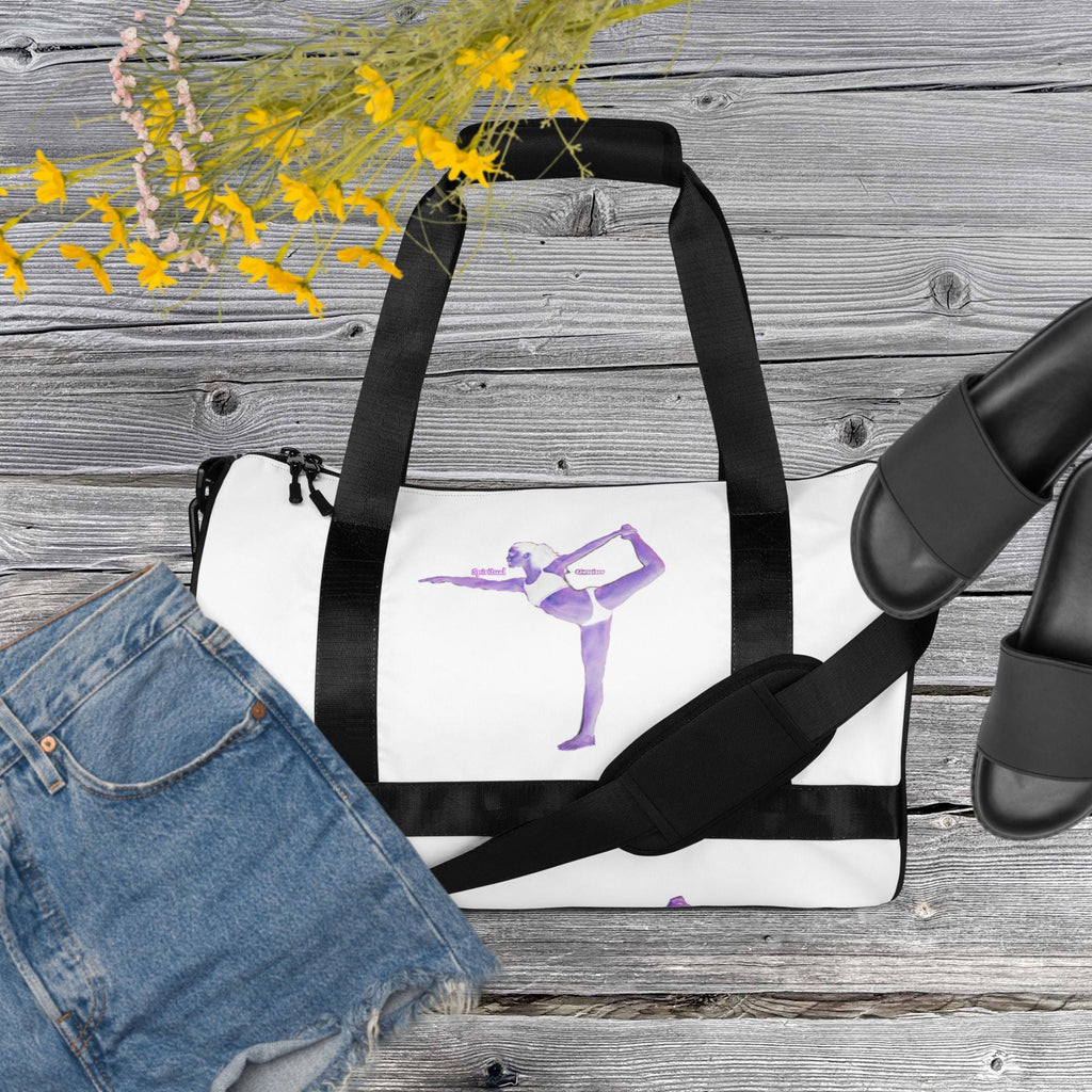 Water-Resistant Yoga Pilates Bag: Gym Overnight Tote - Medium