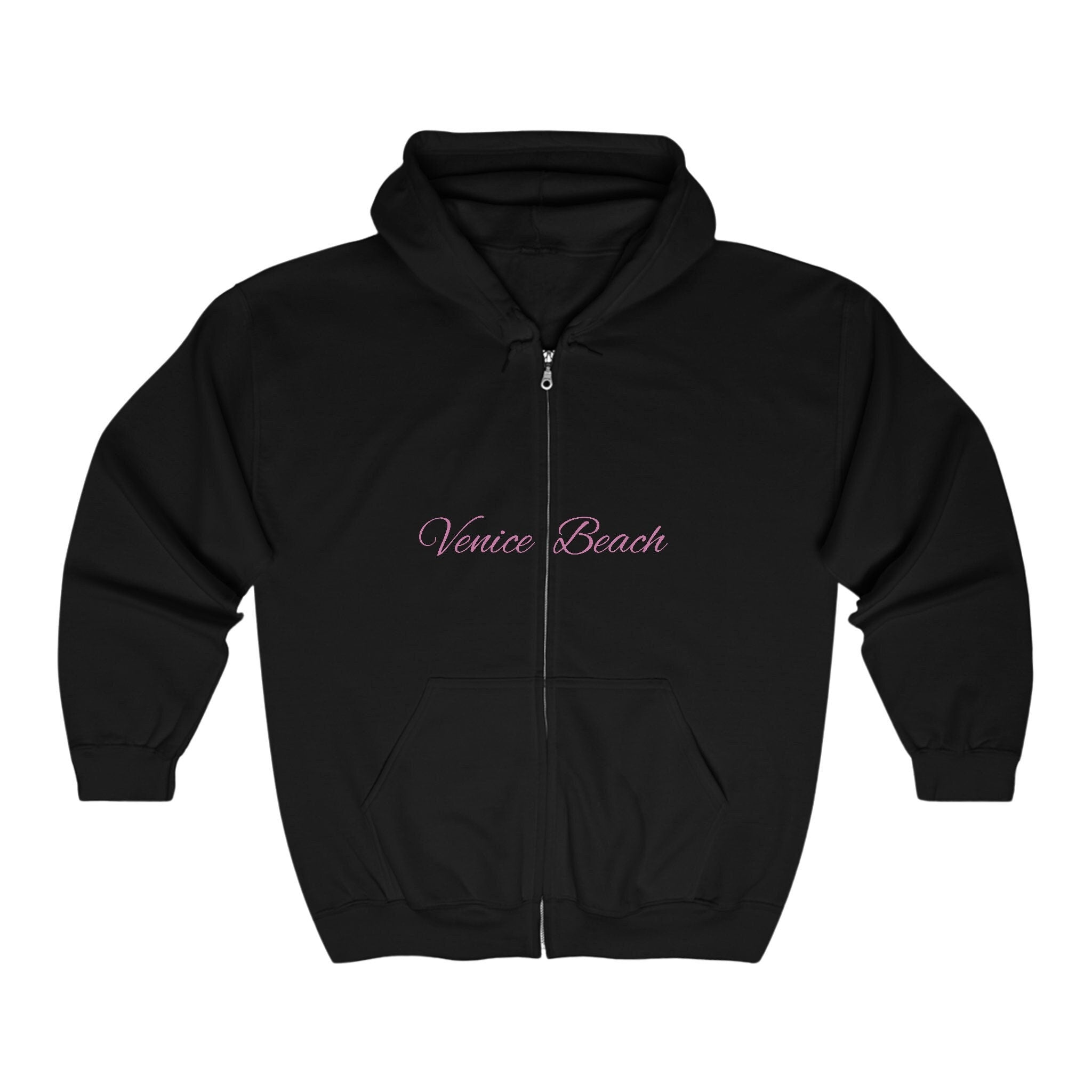 Hooded Sweatshirt with zipper - Options for black and white