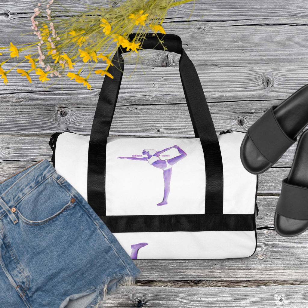 Water-Resistant Yoga Pilates Bag: Gym Overnight Tote - Medium